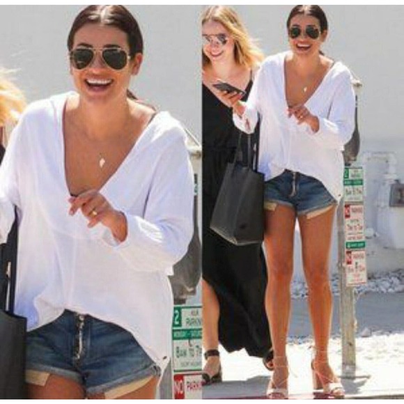 Rag & Bone Women's Marilyn Fly Denim Cut Off high rise Short In Weston 24 W 26